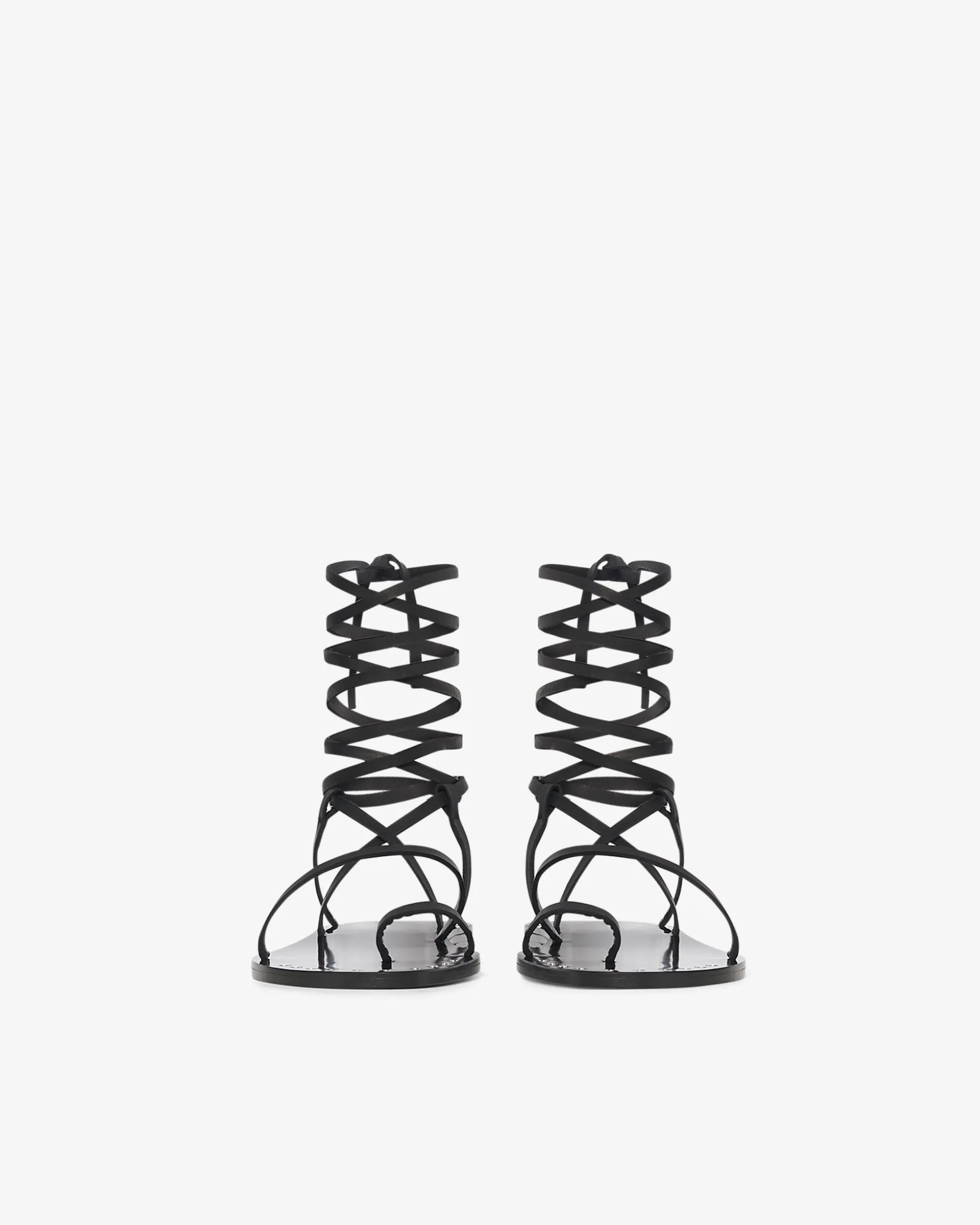 Sandales Plates A Lanieres Metcika