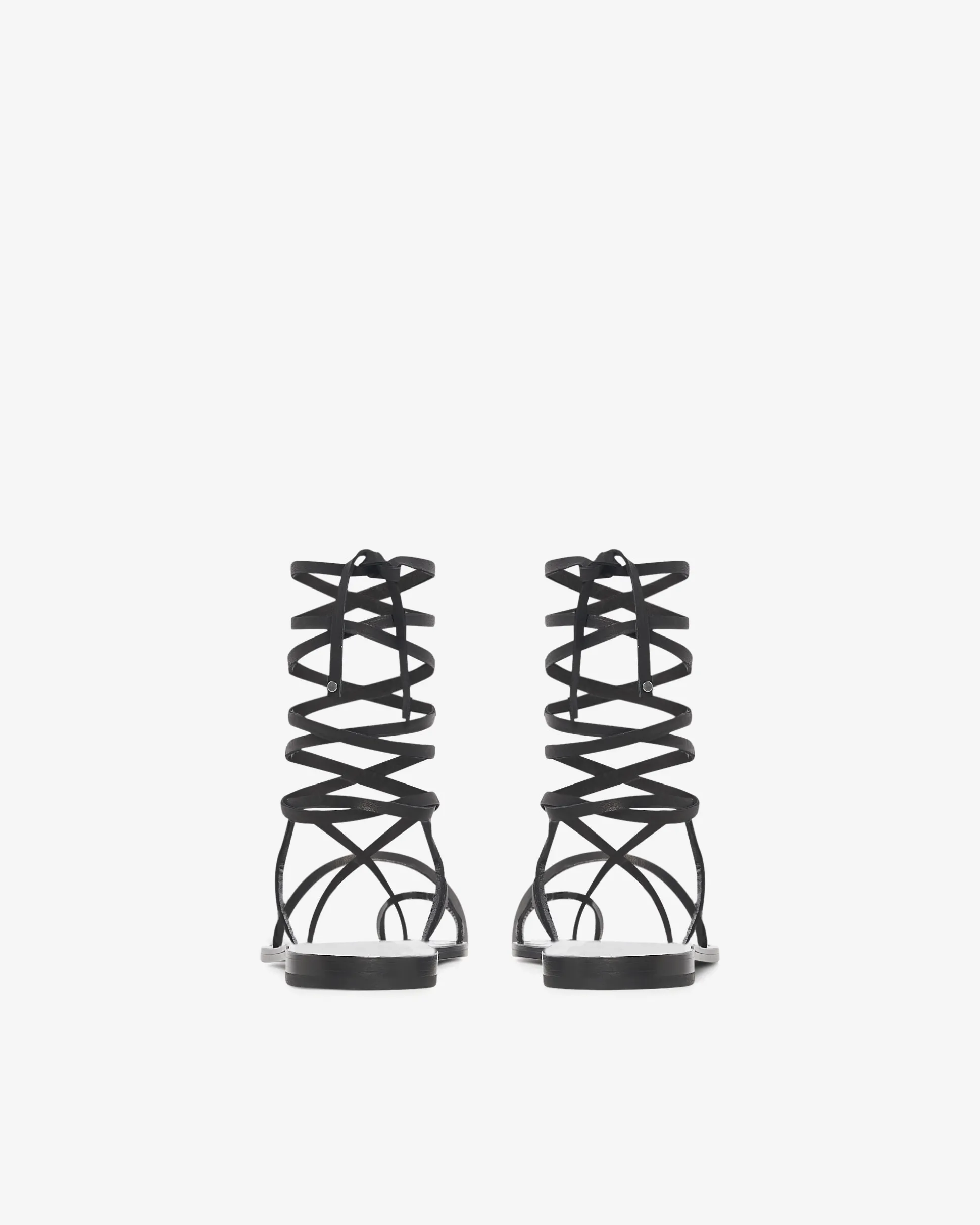 Sandales Plates A Lanieres Metcika