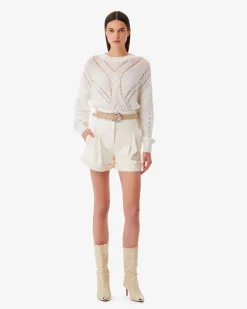 Short En Cuir A Revers Dana