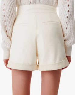 Short En Cuir A Revers Dana