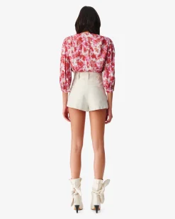 Short En Denim Lurex Lonim