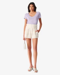 Short En Tweed A Carreaux Oline