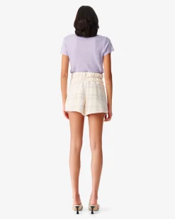 Short En Tweed A Carreaux Oline