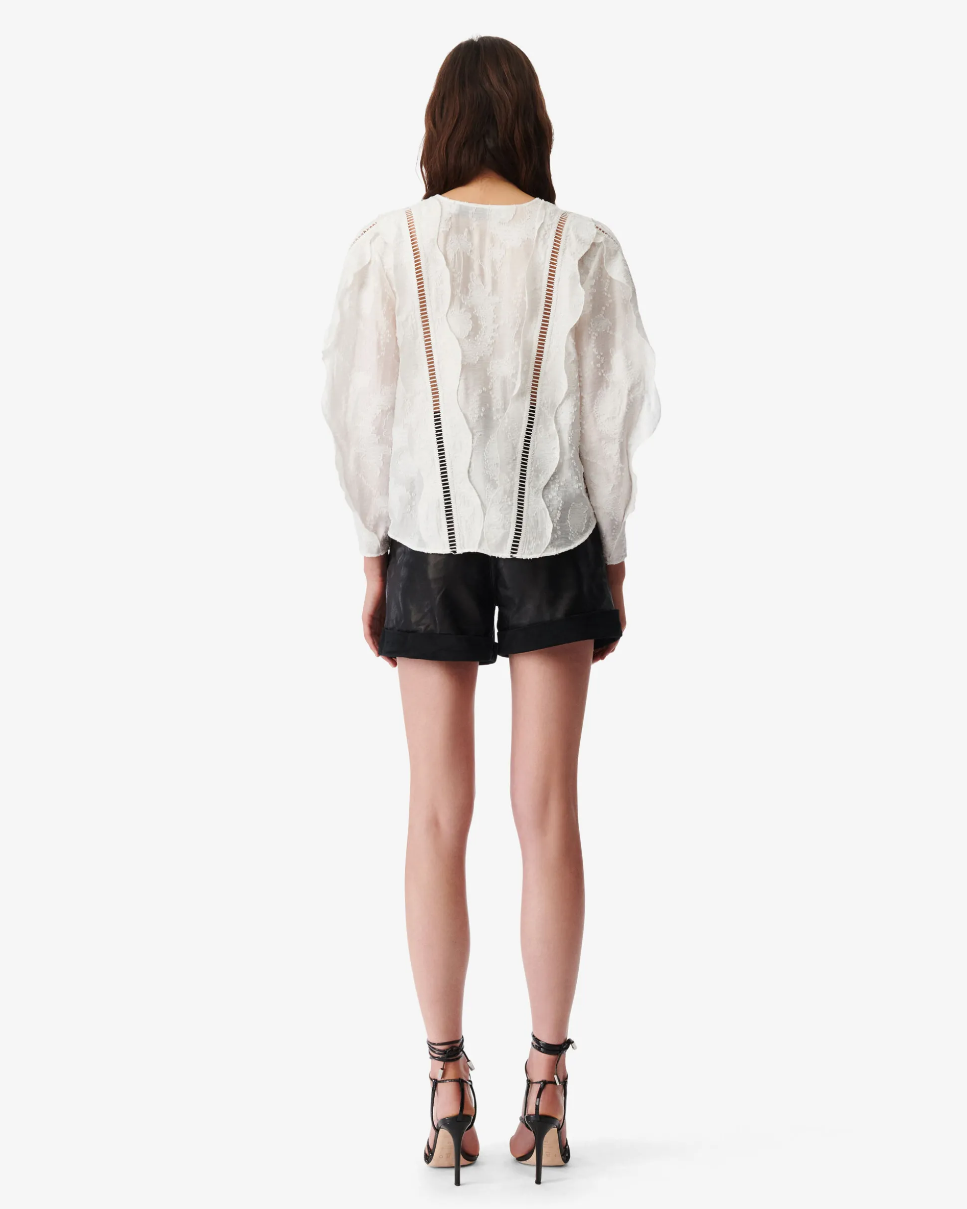 Top A Dentelle Col V Kekoa