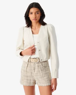 Top En Denim Lurex Vema