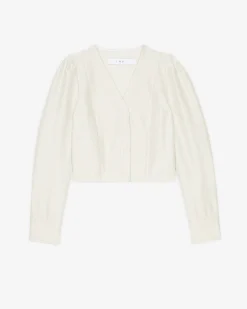 Top En Denim Lurex Vema