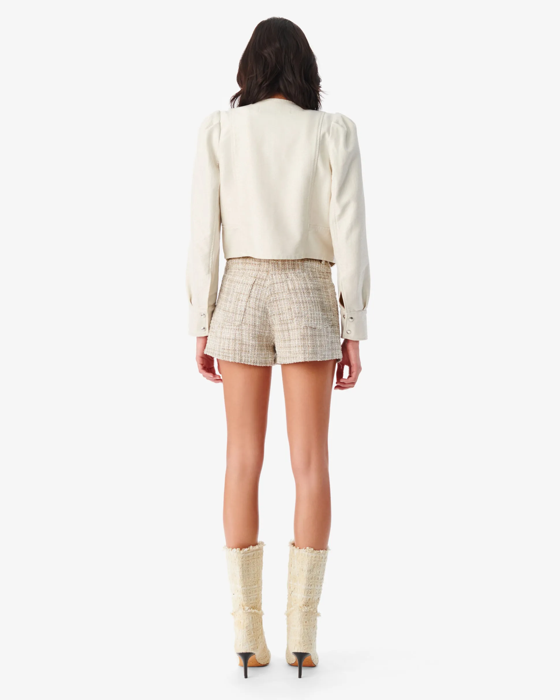 Top En Denim Lurex Vema