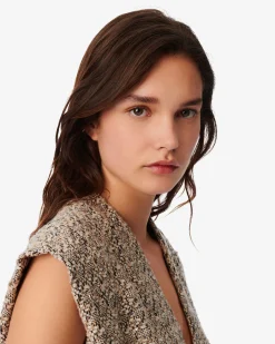 Top En Tweed Col V Glena