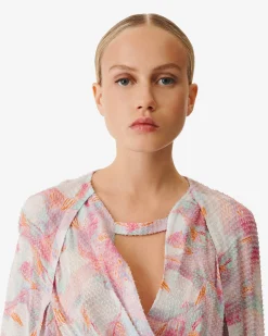 Top Imprime Col V Freddi