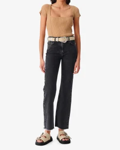 T-Shirt Col Carre Paysa