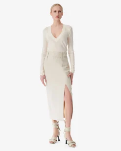 T-Shirt Col V Amatillo