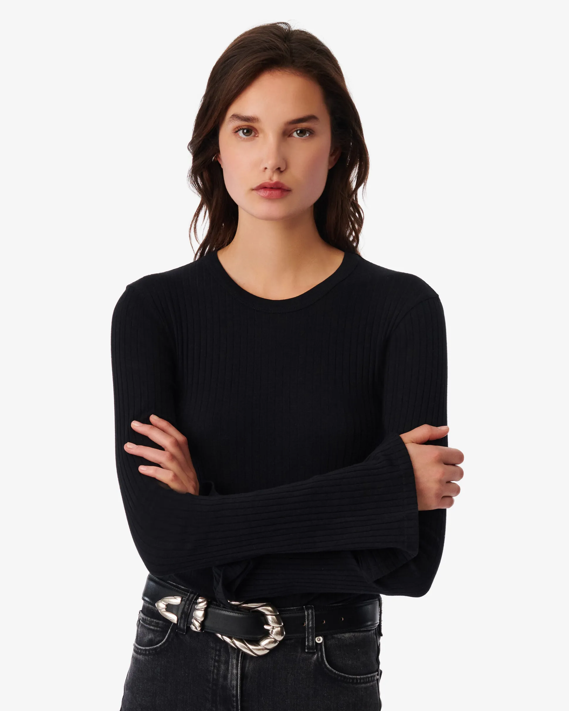 T-Shirt Cotele Col Rond Ersilia