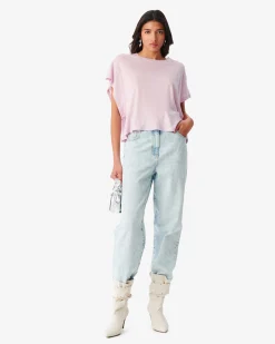 T-Shirt En Lin Col Rond Oster