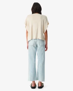 T-Shirt En Lin Col Rond Oster