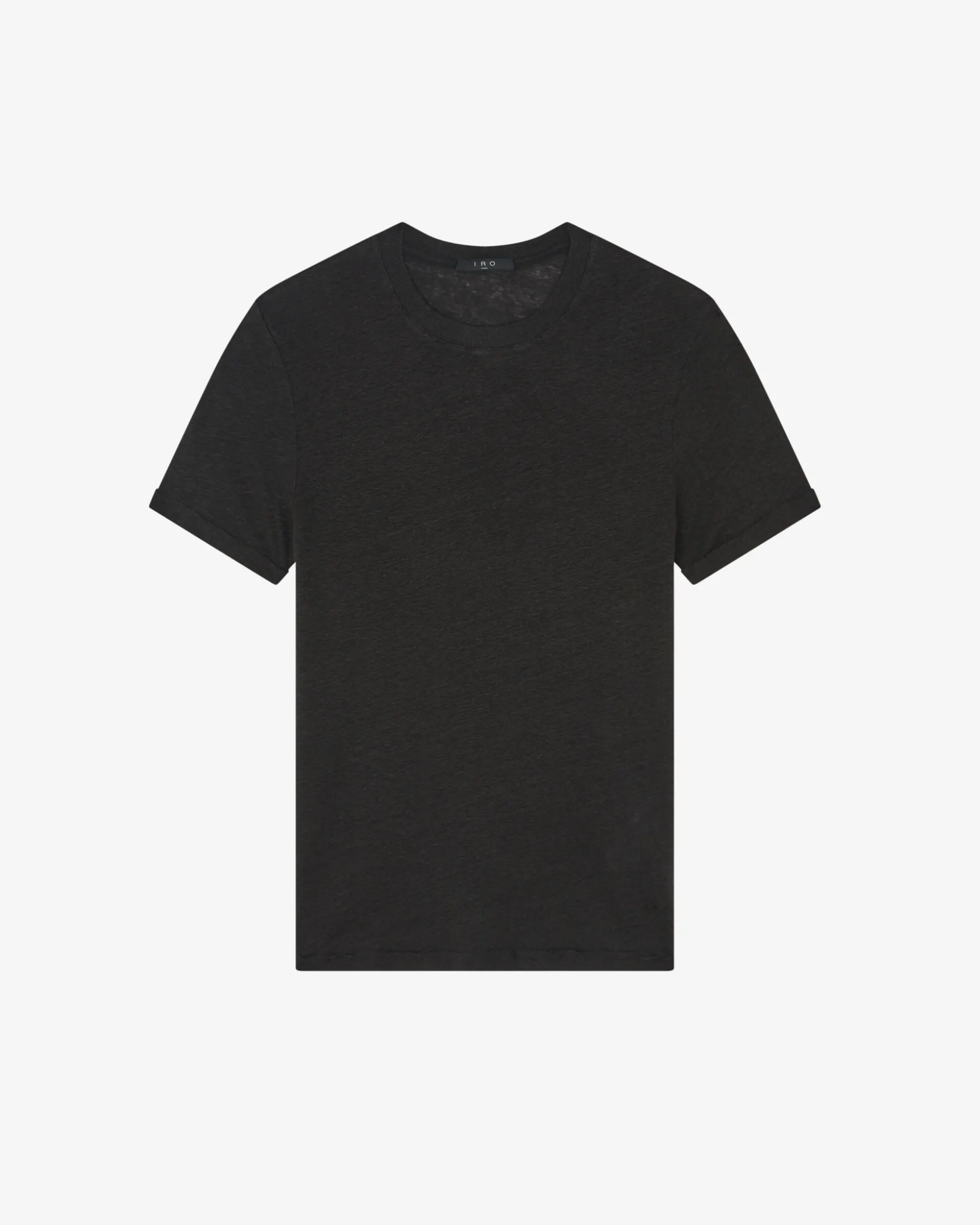 T-Shirt En Lin Col Rond Turi