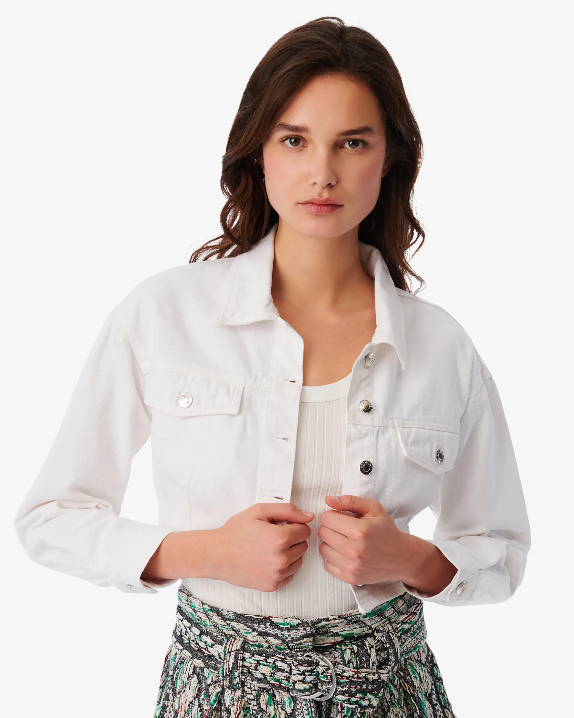 Veste Crop En Jean Mylene