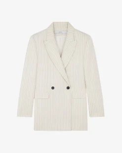 Veste De Tailleur A Rayures Edda