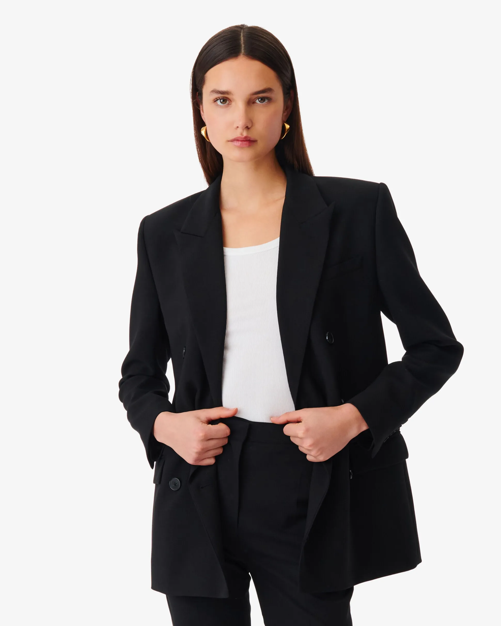 Veste De Tailleur En Laine Pietra