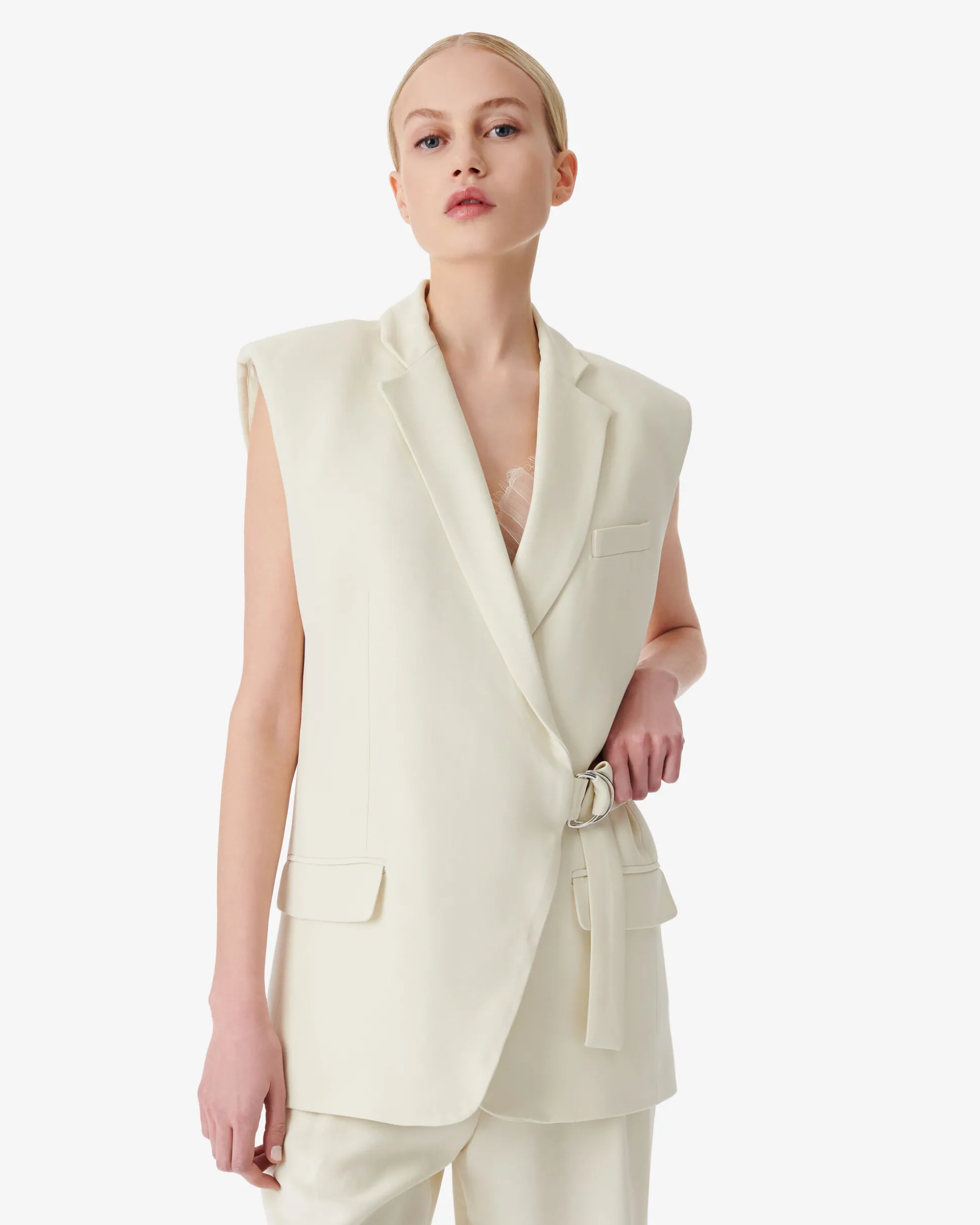 Veste De Tailleur Sans Manches Dumela