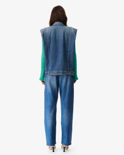 Veste En Jean Sans Manches Beverly