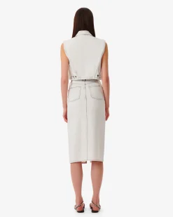 Veste En Jean Sans Manches Clodi