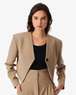 Veste En Laine A Epaulettes Ursa