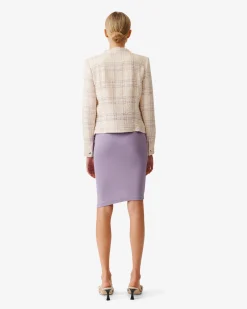 Veste En Tweed A Carreaux Orlanda