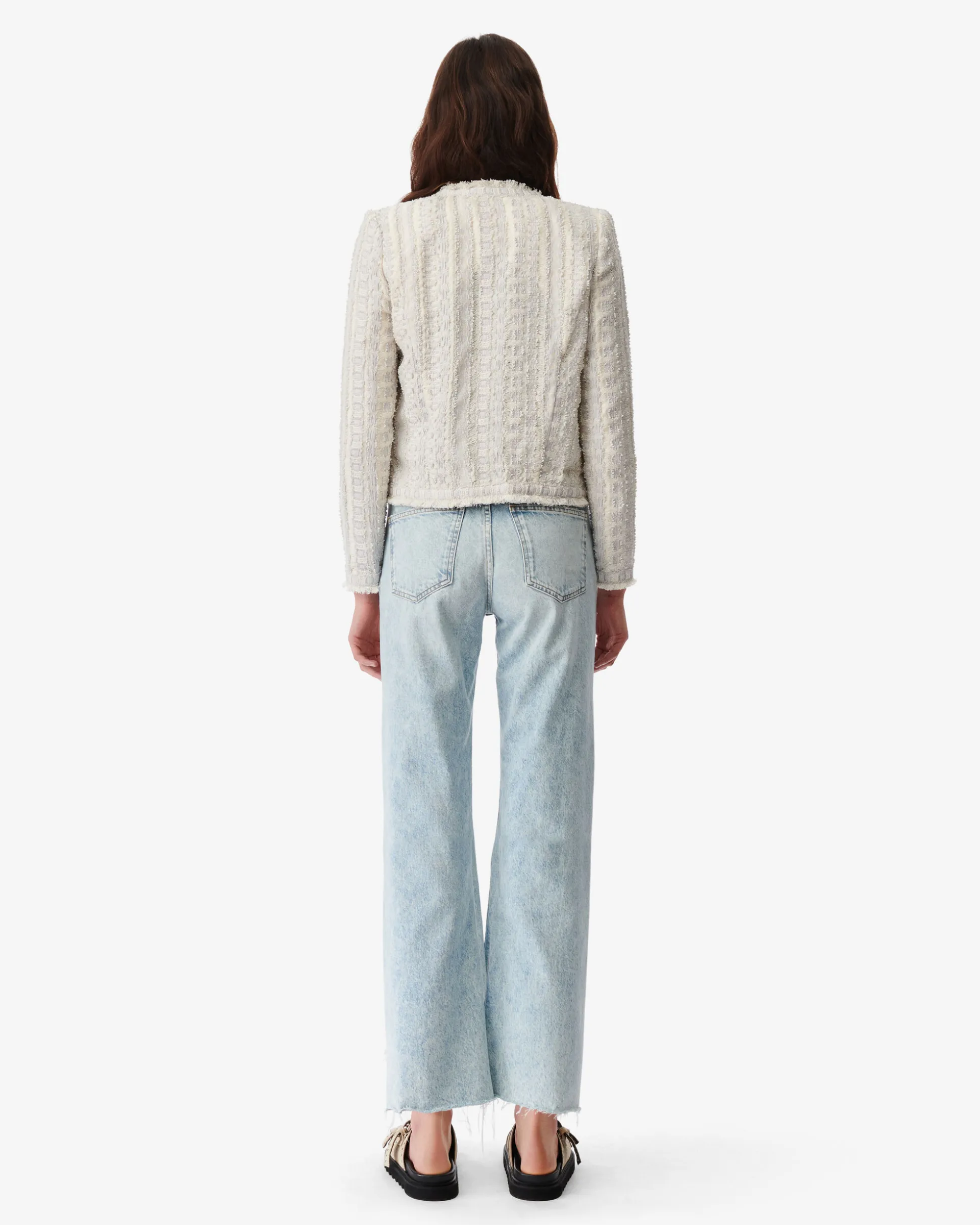 Veste En Tweed Col Rond Sorayan