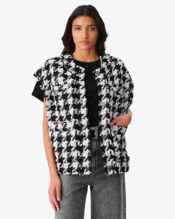 Veste En Tweed Sans Manches Lilous