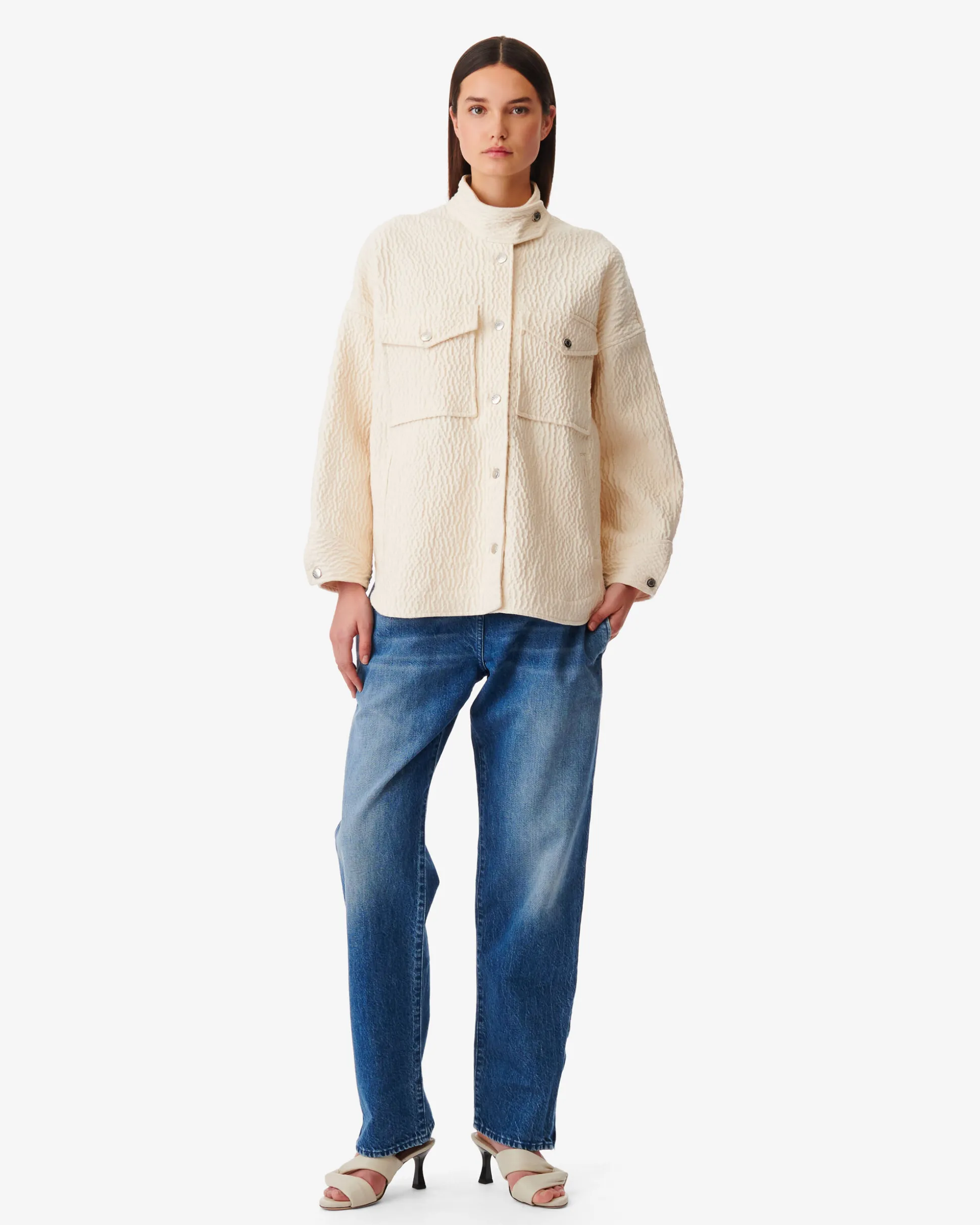 Veste Oversize Col Montant Rosana