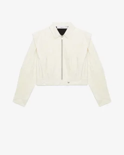 Veste Stucturee En Cuir Fabia