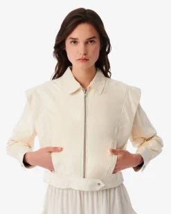 Veste Stucturee En Cuir Fabia